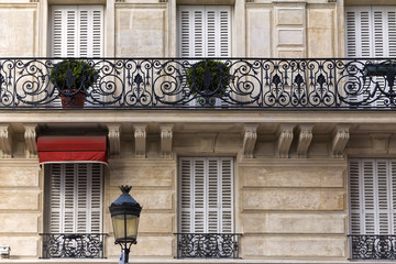 Traditional Facade in  Paris