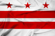 Waving Washington DC Flag