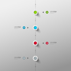 Wall Mural - Vector infographic design