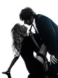 © snaptitude - sexy stylish couple lovers silhouette