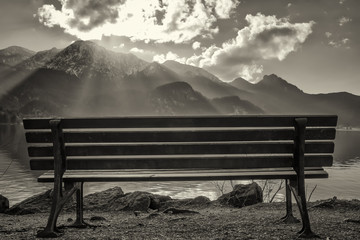 Canvas Print - bench