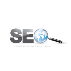 Poster - Website search engine optimization concept vector