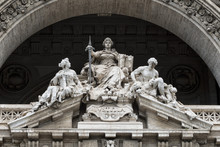 Justice Inscription On Rome Corte Di Cassazione Palace
