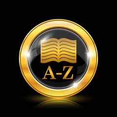 Sticker - A-Z book icon