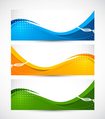 Wall Mural - Set of banners