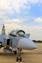 BANGKOK, THAILAND - JULY 02: F-16 Of Royal Thai Air Force