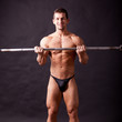 © Csák István - young bodybuilder traininig