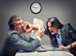 © Nomad_Soul - Mad fight of business people in office