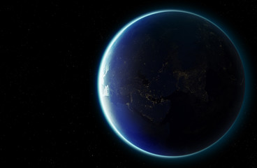 3d planet earth. elements of this image furnished by nasa. other
