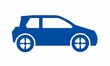 © Atlantis - Voiture bleu