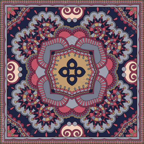 Board z aluminiowym obramowaniem Tradycyjny ozdobny kwiatowy paisley bandanna
