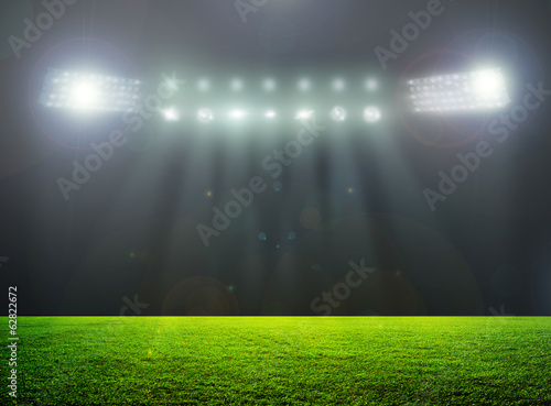 Board z aluminiowym obramowaniem Na stadionie.