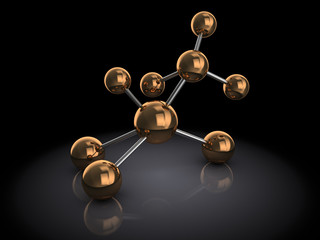 3d atom model