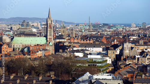 Naklejka samoprzylepna Dublin, Irlandia
