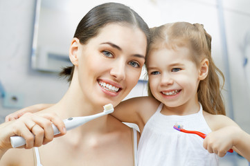 Sticker - teeth brushing