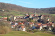Blick auf Bebenhausen im März