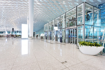 Wall Mural - modern airport terminal waiting room