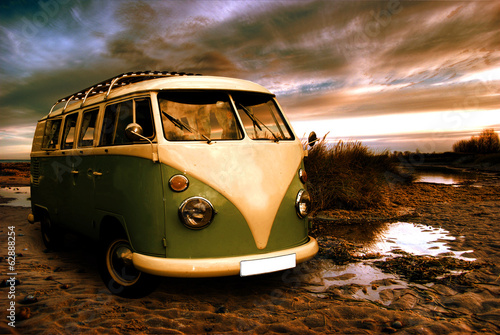 Einsamkeit am Strand Canvas Print