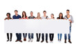 © Andrey Popov - College Students Displaying Blank Billboard