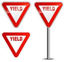 Vector Yield Sign