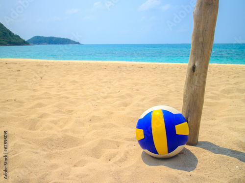 Fotoboard na płycie Boisko do siatkówki w piasku
