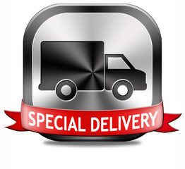 Wall Mural - Special package delivery