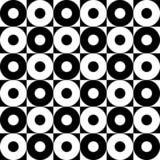 Monochrome Seamless Circles Pattern
