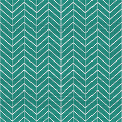 Fototapete - cute geometric seamless pattern in retro green