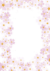Fototapete - blossom border
