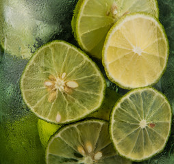 Wall Mural - Lime Juice Background