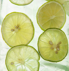 Wall Mural - Lime Juice Background