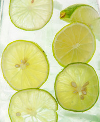 Wall Mural - Lime Juice Background