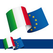 Bandiera Italia Europa
