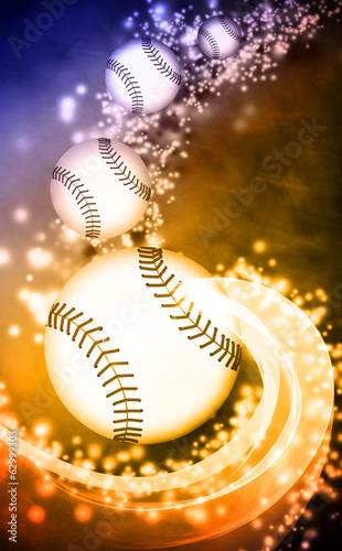 Board z aluminiowym obramowaniem Tło baseballowe