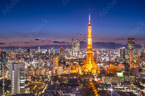 Fotoboard na płycie Tokio Tokio panoramę miasta