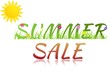 © impresja26 - Inscription Summer sale with flowers,grass