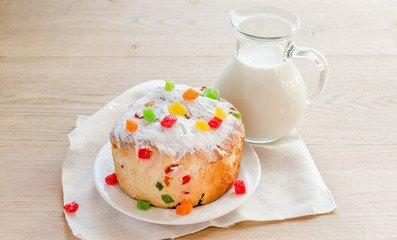 Canvas Print - Homemade panettone