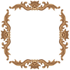 Poster - carved frame