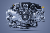Fototapeta  - Rise Car Engine