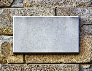 Canvas Print - blank sign