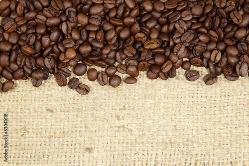 Naklejka dekoracyjna Coffee beans