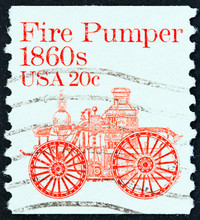 Amoskeag Fire Pumper, 1860s (USA 1981)