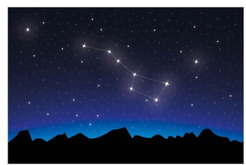 Wall Mural - Constellation Ursa Major