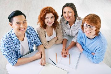 Canvas Print - College learners