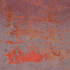 Wall Mural - 3d abstract grunge red purple wall background