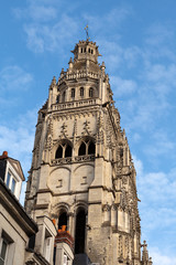 Wall Mural - Gothic cathedral of Saint Gatien in Tours, Loire Valley  France