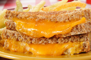 Canvas Print - Grilled cheese sandwich