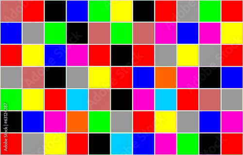 Dekoracja na wymiar  siatka-z-rownych-kolorowych-kwadratow