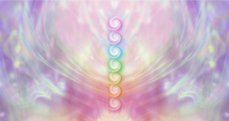 Canvas Print - Seven Chakra Vortex Website Banner