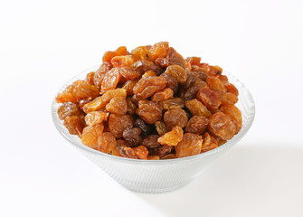 Wall Mural - Bowl of raisins